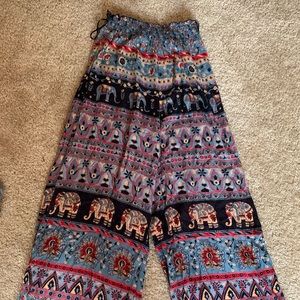 Boho float elephant pants